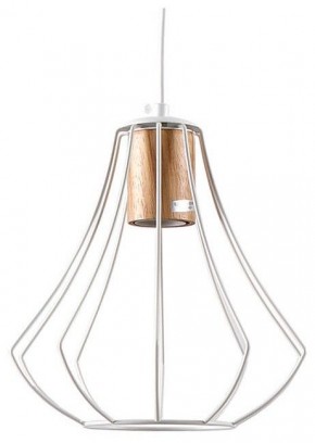 Подвесной светильник Imex MD.9052 MD.9052-1-P-WH+WOOD в Можге - mozhga.ok-mebel.com | фото