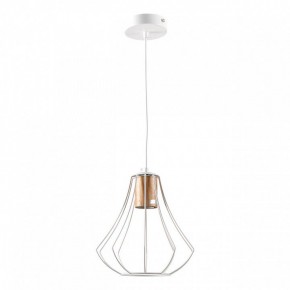 Подвесной светильник Imex MD.9052 MD.9052-1-P-WH+WOOD в Можге - mozhga.ok-mebel.com | фото 2