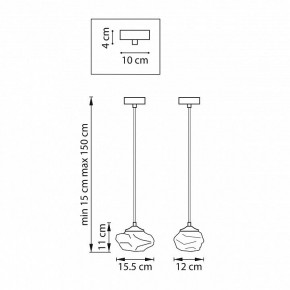 Подвесной светильник Lightstar Meringe 799033 в Можге - mozhga.ok-mebel.com | фото 4