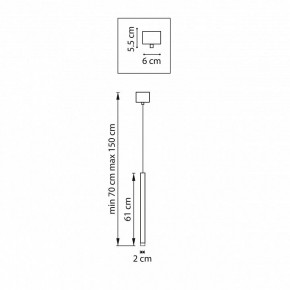Подвесной светильник Lightstar Tubo LT7473471 в Можге - mozhga.ok-mebel.com | фото 3