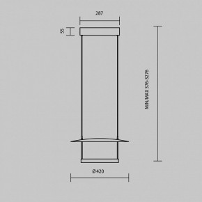 Подвесной светильник Maytoni Ambience MOD280PL-L23B3K1 в Можге - mozhga.ok-mebel.com | фото 4