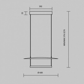 Подвесной светильник Maytoni Ambience MOD280PL-L30B3K1 в Можге - mozhga.ok-mebel.com | фото 4