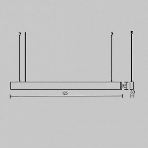 Подвесной светильник Maytoni BASIS P051PL-36W2.7-6K-B в Можге - mozhga.ok-mebel.com | фото 7