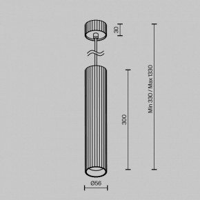 Подвесной светильник Maytoni Calipso P106PL-01-GU10-BS в Можге - mozhga.ok-mebel.com | фото 8