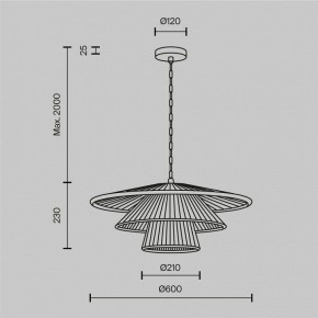 Подвесной светильник Maytoni Costa MOD394PL-01BS1 в Можге - mozhga.ok-mebel.com | фото 5