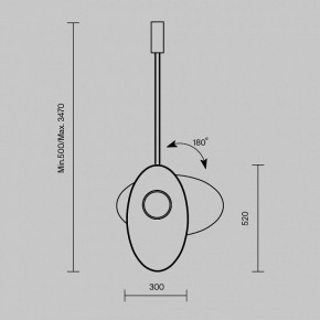 Подвесной светильник Maytoni Evolution MOD396PL-L10BL3K в Можге - mozhga.ok-mebel.com | фото 6