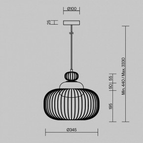 Подвесной светильник Maytoni Levitation MOD376PL-01G в Можге - mozhga.ok-mebel.com | фото 5