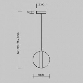 Подвесной светильник Maytoni Misterio MOD379PL-L6B3K в Можге - mozhga.ok-mebel.com | фото 8