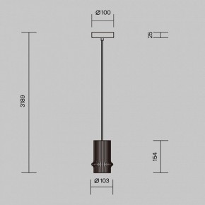 Подвесной светильник Maytoni Pilastro MOD430PL-L5W3K в Можге - mozhga.ok-mebel.com | фото 5