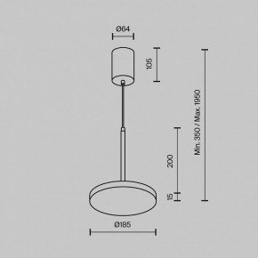 Подвесной светильник Maytoni Plato P076PL-L12W4K-BS в Можге - mozhga.ok-mebel.com | фото 6