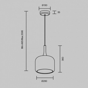 Подвесной светильник Maytoni Spirito MOD286PL-L18B3K в Можге - mozhga.ok-mebel.com | фото 10