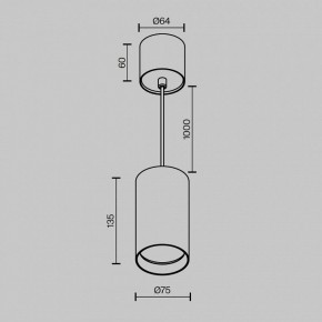 Подвесной светильник Maytoni Vol P100PL-20W3K-BS в Можге - mozhga.ok-mebel.com | фото 7