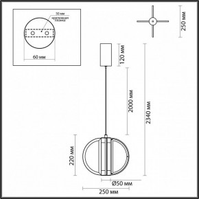 Подвесной светильник Odeon Light Toscana 5448/12L в Можге - mozhga.ok-mebel.com | фото 5