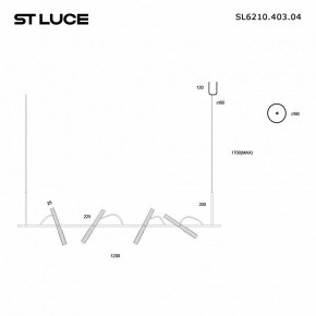 Подвесной светильник ST-Luce LILT SL6210.403.04 в Можге - mozhga.ok-mebel.com | фото 2