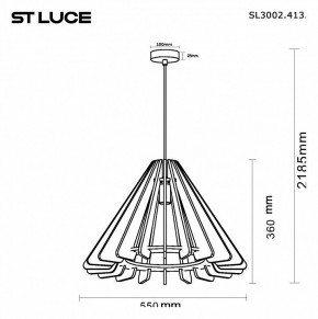 Подвесной светильник ST-Luce Sentito SL3002.413.01 в Можге - mozhga.ok-mebel.com | фото 5