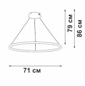 Подвесной светильник Vitaluce V2516 V2516-8/3S в Можге - mozhga.ok-mebel.com | фото 3