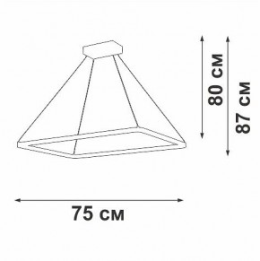 Подвесной светильник Vitaluce V2704 V2704-9/1S в Можге - mozhga.ok-mebel.com | фото 3