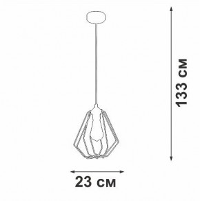 Подвесной светильник Vitaluce V2867 V2867-1/1S в Можге - mozhga.ok-mebel.com | фото 5