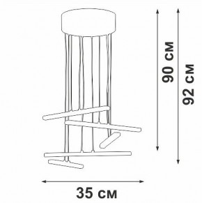 Подвесной светильник Vitaluce V3046 V3046-1/5S в Можге - mozhga.ok-mebel.com | фото 5