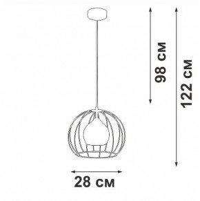 Подвесной светильник Vitaluce V3098 V3098-1/1S в Можге - mozhga.ok-mebel.com | фото 5