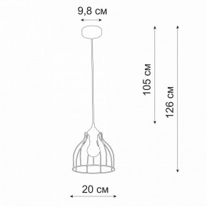 Подвесной светильник Vitaluce V3102 V3102-0/1S в Можге - mozhga.ok-mebel.com | фото 3