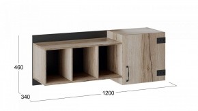 Полка комбинированная Окланд ТД-324.15.11 в Можге - mozhga.ok-mebel.com | фото 3
