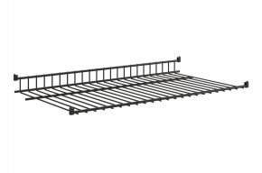 Полка сотовая L695 (черный муар) в Можге - mozhga.ok-mebel.com | фото