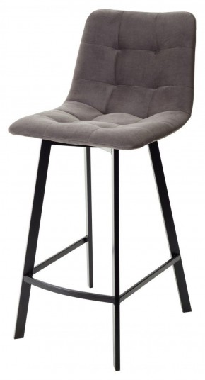 Полубарный стул CHILLI-QB SQUARE графит #14, велюр / черный каркас (H=66cm) М-City в Можге - mozhga.ok-mebel.com | фото