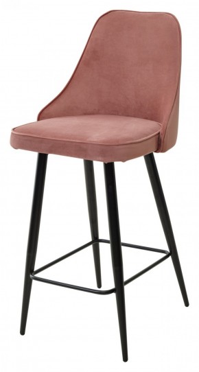 Полубарный стул NEPAL-PB РОЗОВЫЙ #15, велюр/ черный каркас (H=68cm) М-City в Можге - mozhga.ok-mebel.com | фото