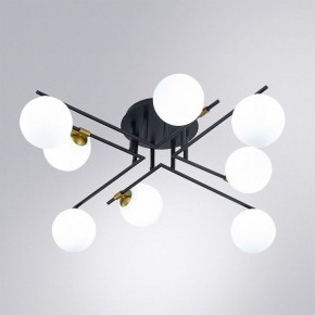 Потолочная люстра Arte Lamp Gemini A2243PL-8BK в Можге - mozhga.ok-mebel.com | фото 2