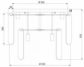 Потолочная люстра Eurosvet Claire 60170 золото в Можге - mozhga.ok-mebel.com | фото 5