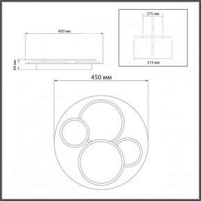 Потолочная люстра Sonex Pine 7734/60L в Можге - mozhga.ok-mebel.com | фото 9