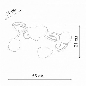 Потолочная люстра Vitaluce V3269 V3269-3/4PL в Можге - mozhga.ok-mebel.com | фото 2