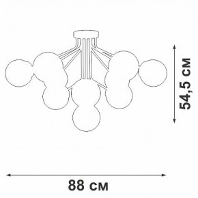 Потолочная люстра Vitaluce V42870 V42870-8/10PL в Можге - mozhga.ok-mebel.com | фото