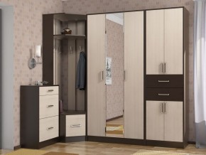 Прихожая ДИАНА-4 сек №10 (Венге/Дуб молочный) в Можге - mozhga.ok-mebel.com | фото 3