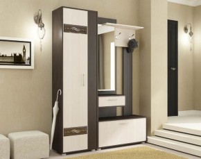 ИНФИНИТИ Прихожая (Секция с зеркалом + шкаф-пенал) в Можге - mozhga.ok-mebel.com | фото