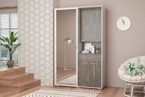 Прихожая Иннэс-4 (ЛДСП бетон светлый/камень темный) в Можге - mozhga.ok-mebel.com | фото