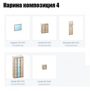 Прихожая Карина (модульная) в Можге - mozhga.ok-mebel.com | фото 10