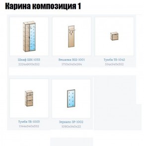 Прихожая Карина (модульная) в Можге - mozhga.ok-mebel.com | фото 4