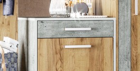 Прихожая Кензо (крафт/бетон) вешалка+шкаф в Можге - mozhga.ok-mebel.com | фото 5
