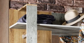 Прихожая Кензо (крафт/бетон) вешалка+шкаф в Можге - mozhga.ok-mebel.com | фото 6