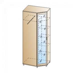 Прихожая Мелисса композиция 10 (Ясень Асахи) в Можге - mozhga.ok-mebel.com | фото 6