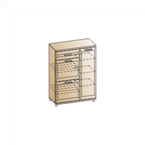 Прихожая Мелисса композиция 6 (Ясень Асахи) в Можге - mozhga.ok-mebel.com | фото 3