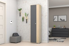Прихожая Монако-2 (Дуб Сонома/Графит) в Можге - mozhga.ok-mebel.com | фото 11
