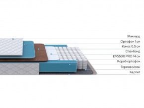 PROxSON Матрас FIRST Cocos Flat M (Ткань Синтетический жаккард) 120x200 в Можге - mozhga.ok-mebel.com | фото 3