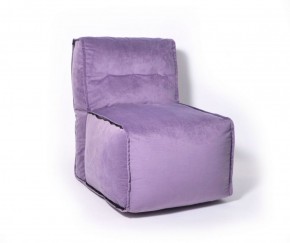 Прямое модульное бескаркасное кресло Комфорт (Фиолет велюр) в Можге - mozhga.ok-mebel.com | фото