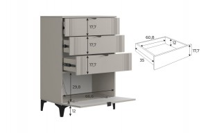 РИЧ Гостиная (модульная) кашемир в Можге - mozhga.ok-mebel.com | фото 6