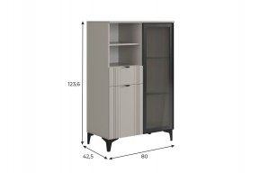 РИЧ Комод 2 со стеклом в Можге - mozhga.ok-mebel.com | фото 2
