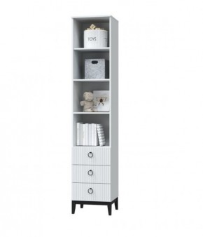ШАРЛИЗ Шкаф для книг (Белое сияние/Белый снег) в Можге - mozhga.ok-mebel.com | фото 2