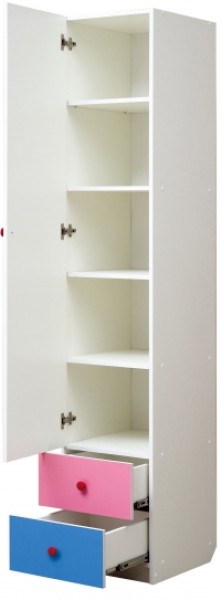 Шкаф 1-но дверный с ящиками и фотопечатью Совята 1.1 (400) в Можге - mozhga.ok-mebel.com | фото 2